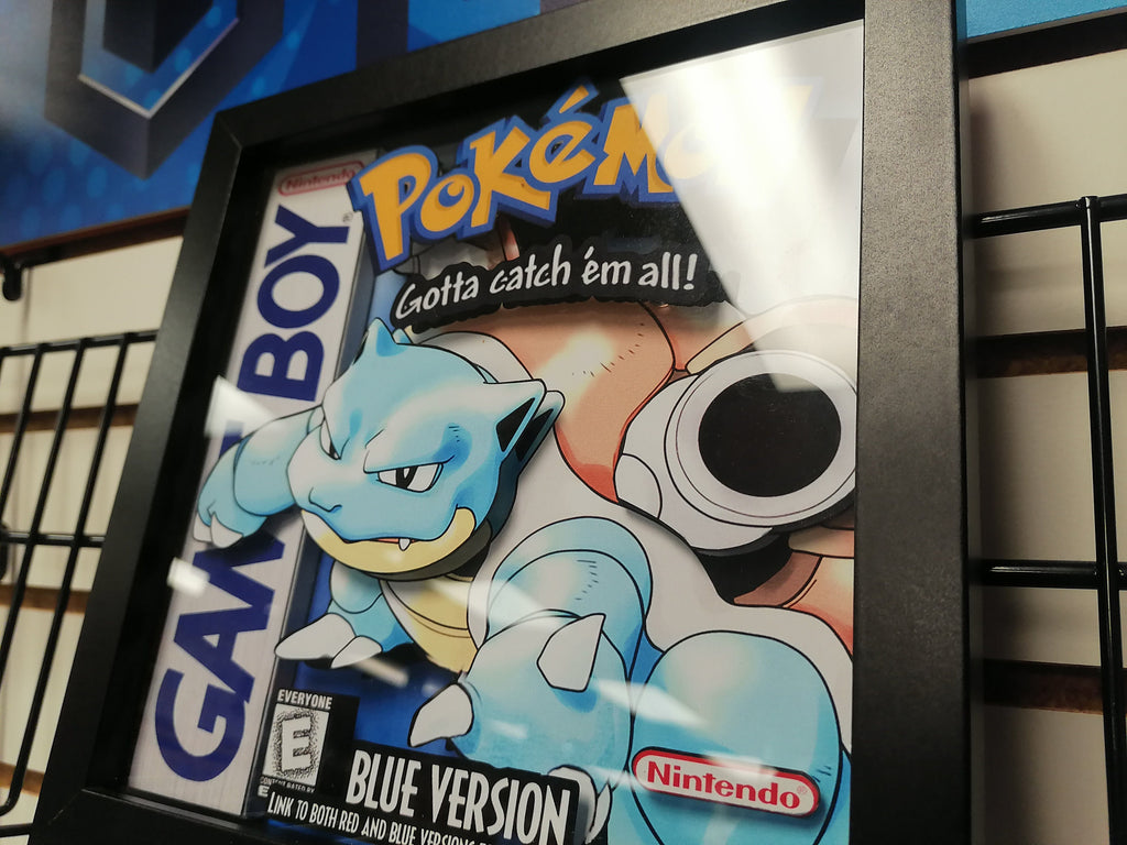 New!! Blastoise Blue Version 3d Shadowbox Diorama