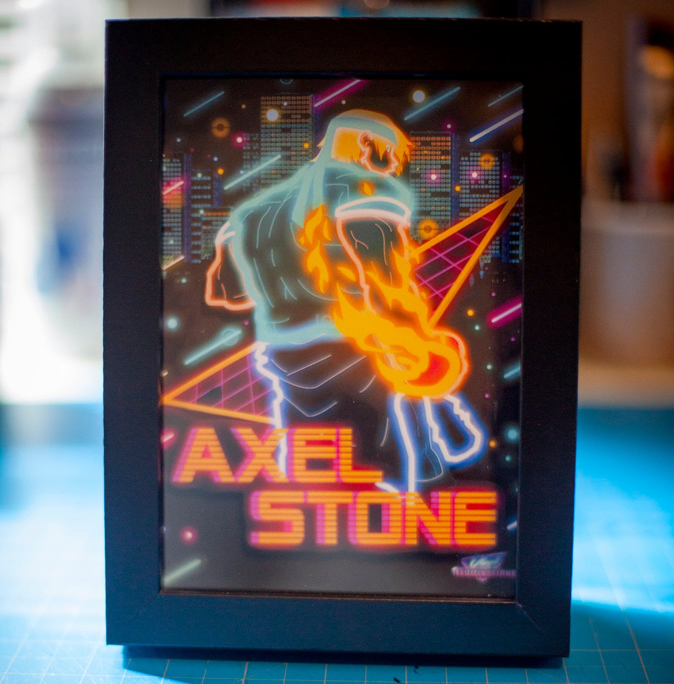 Axel Stone Led Shadowbox Diorama