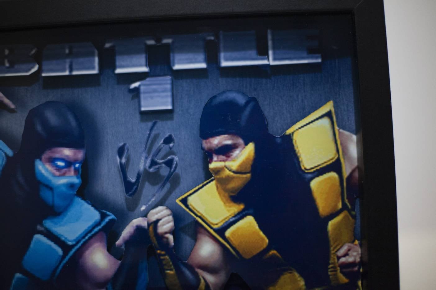 Mortal Kombat Shadowbox Diorama Non Illuminated