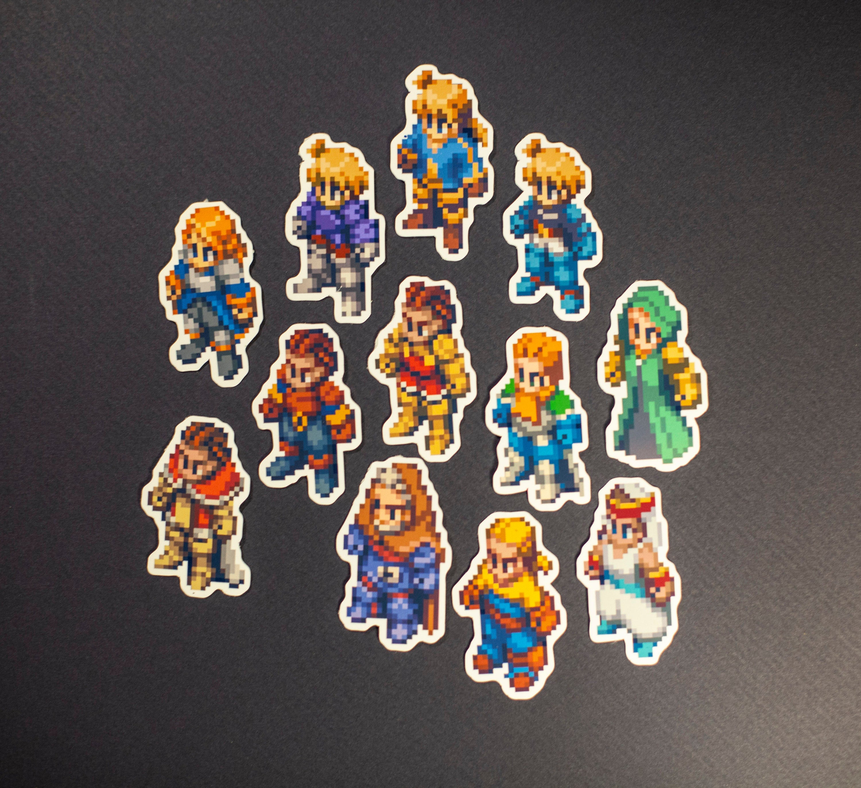 Videogame Sticker | Final Fantasy Tactics stickers complete bundle | Laptop iPad Bullet Journal Planner Vinyl Glossy Stickers sets 1-4