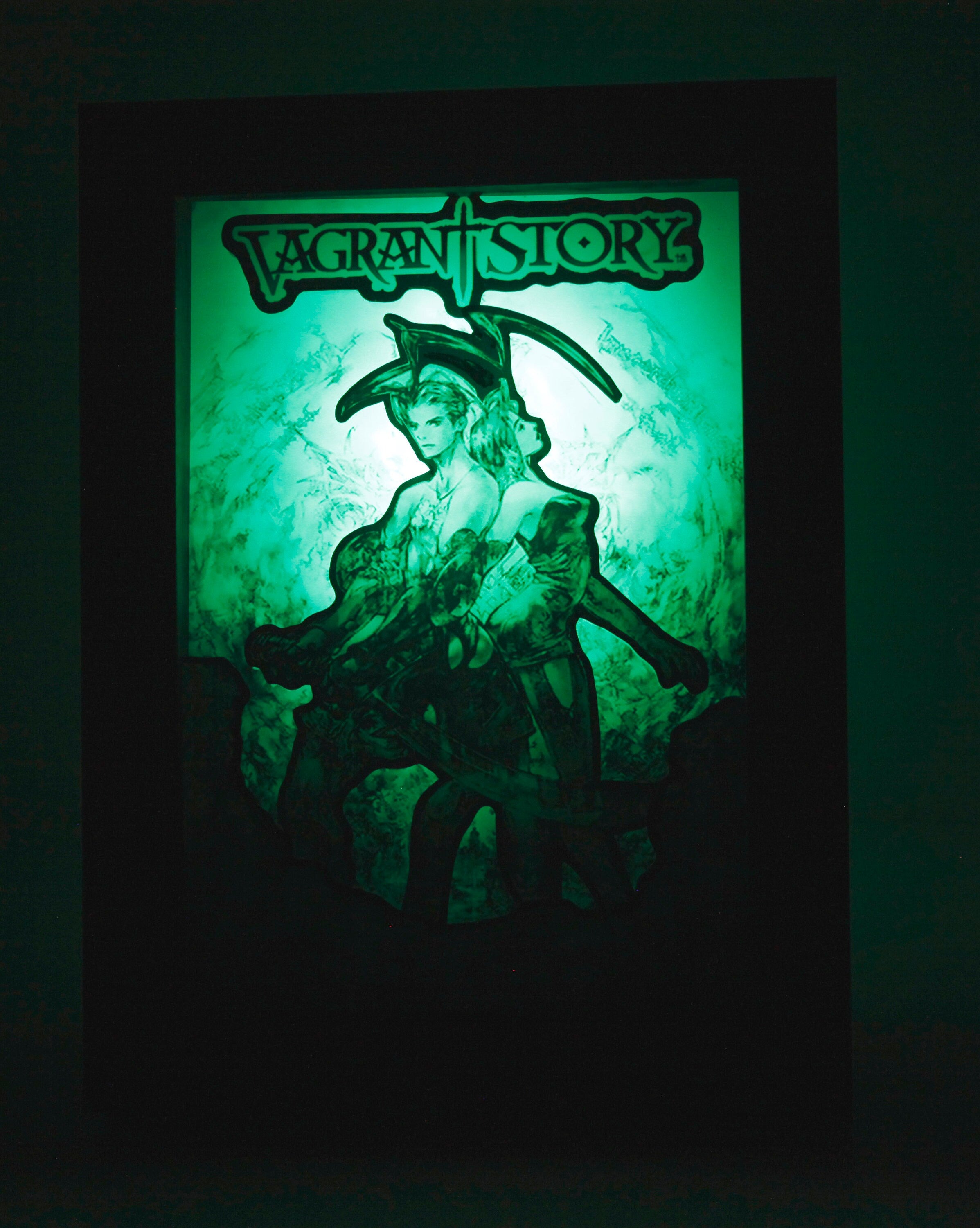 Vagrant Story 5x7 Illuminated Shadowbox Diorama