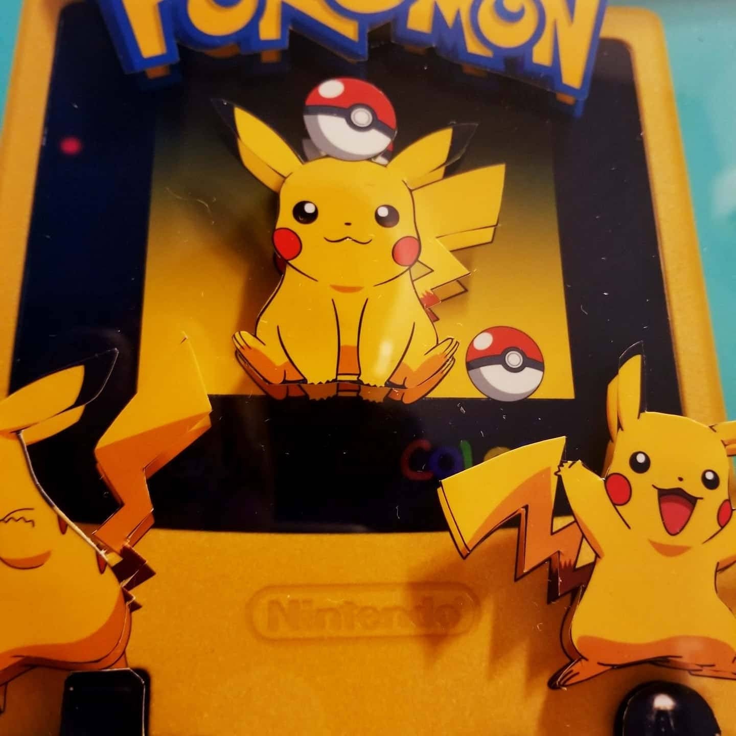 Pickachu Gameboy 3d framed wall art