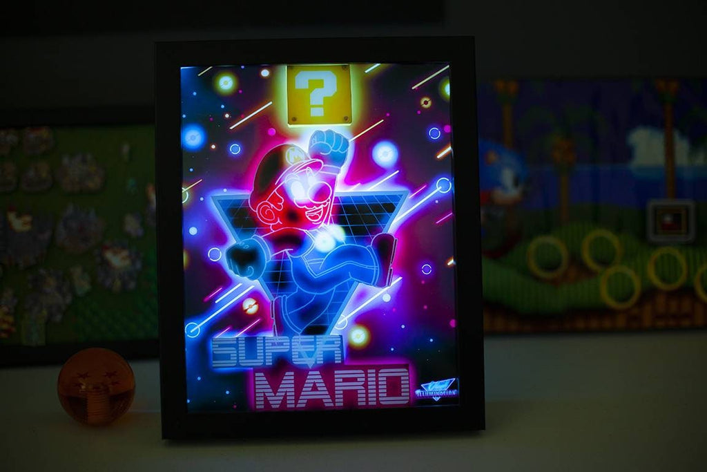 Super Mario LED Shadowbox Diorama