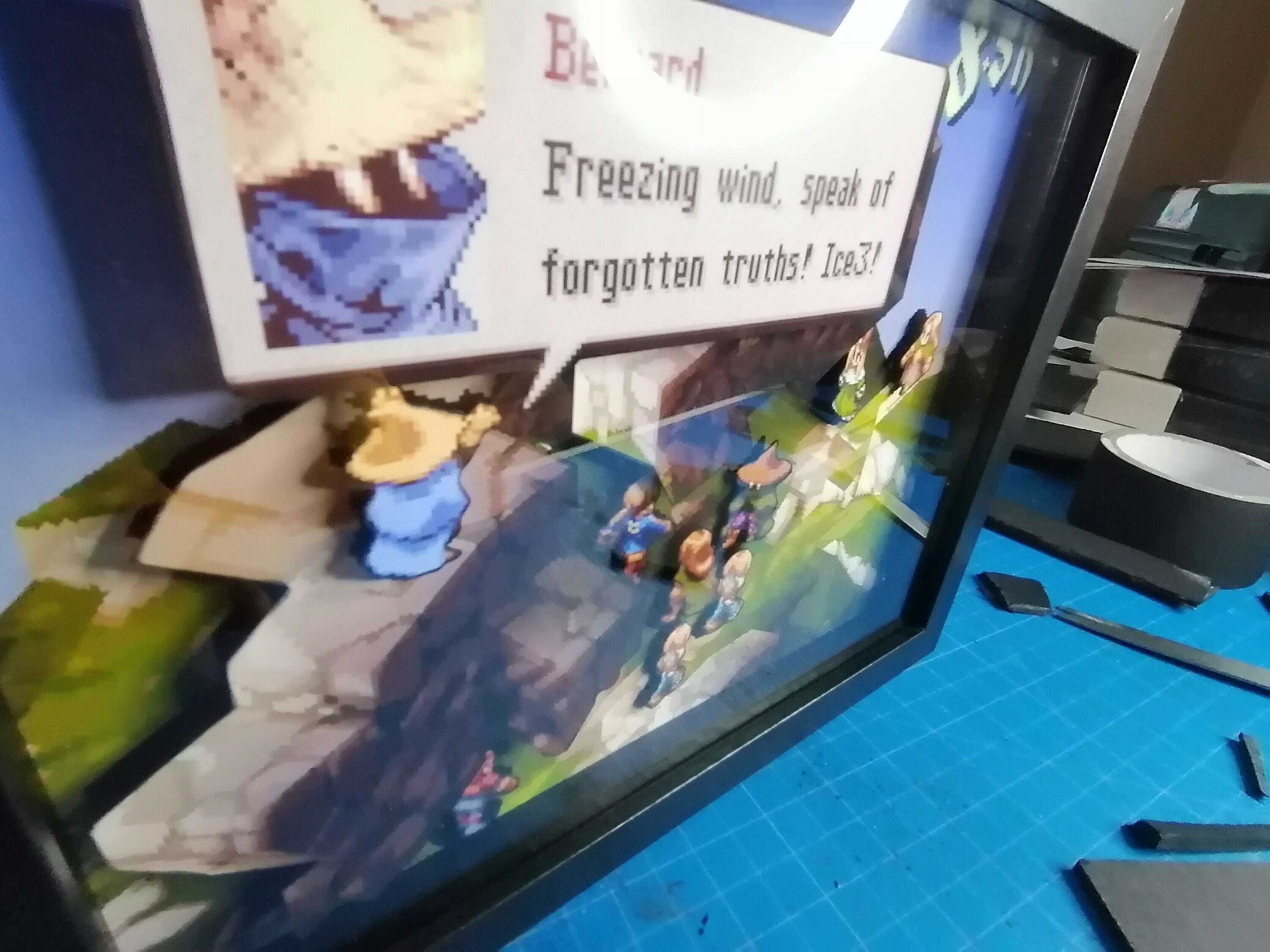 Final Fantasy Tactics framed 3D Wall Art