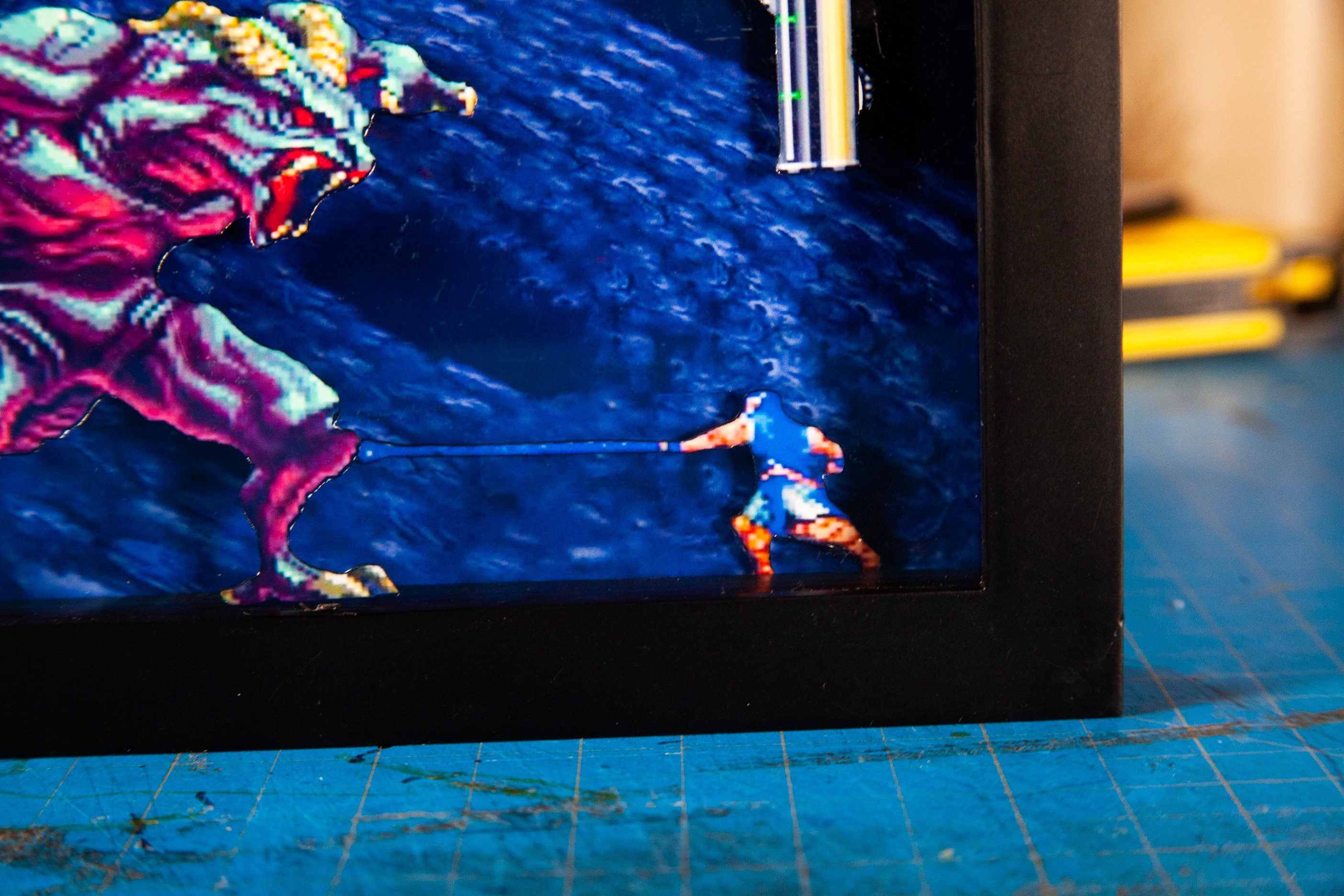 Castlevania Symphony of The Night 3D Shadowbox | Retro games| Unique gifts| Unique game ideas |Handmade art| video game art | Gift ideas
