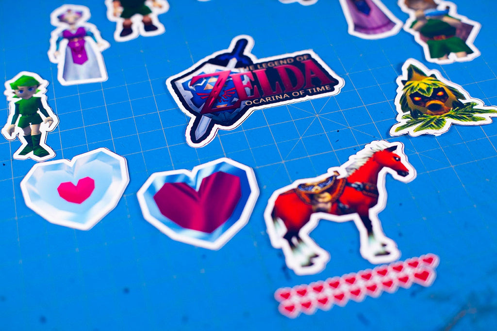 Videogame Sticker | Legend of Zelda stickers | Laptop iPad Bullet Journal Planner Vinyl Glossy Stickers