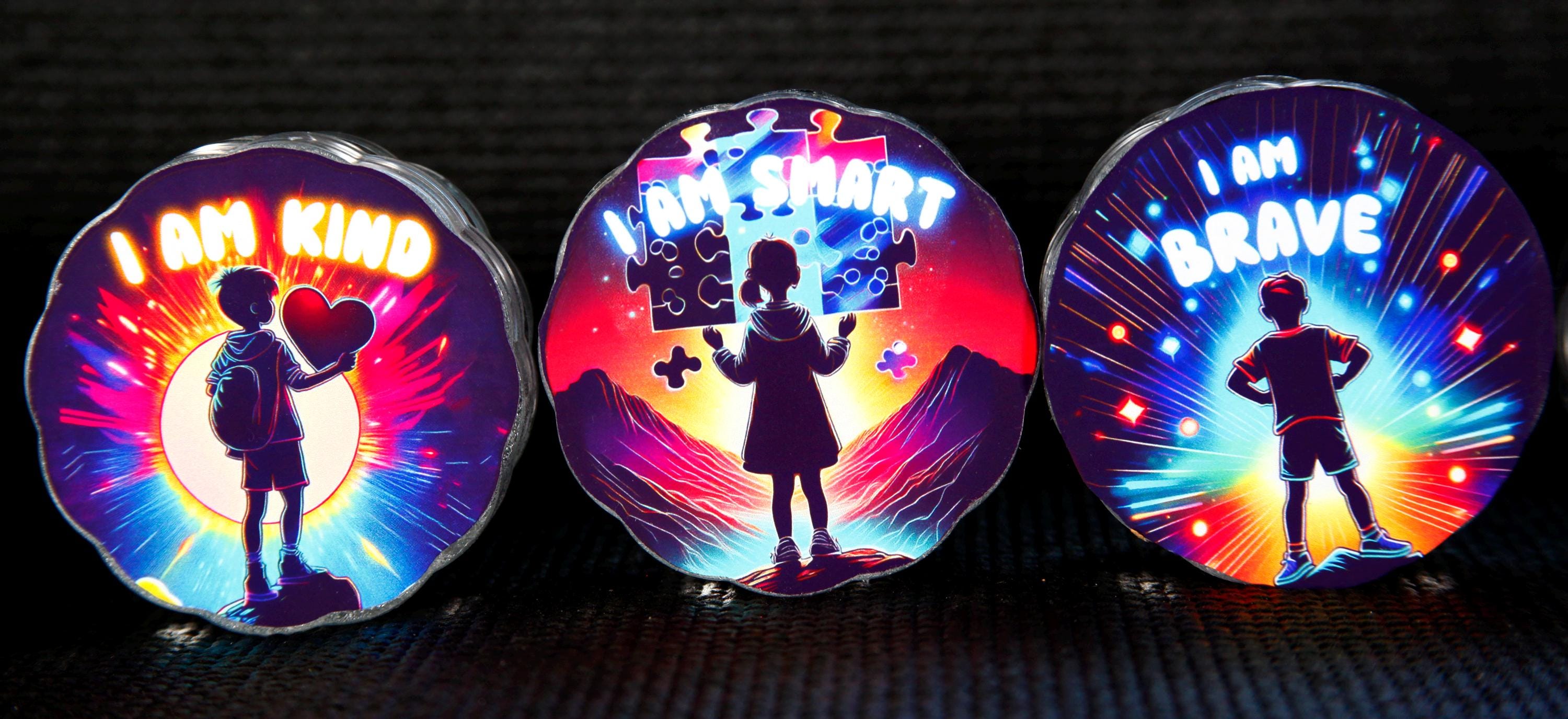 I am smart  | Kids Affirmations| Motivational Light| Neon Light| Inspirational Quote| Birthday Gift| Christmas Gift|