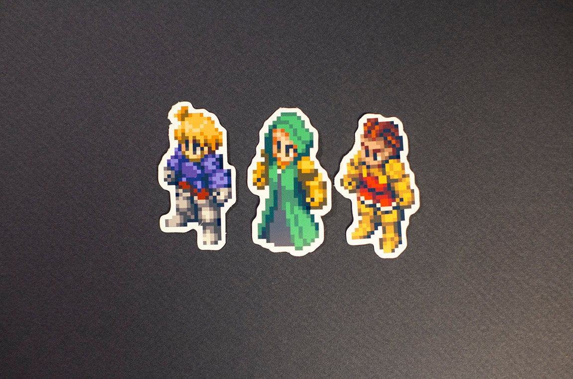Videogame Sticker | Final Fantasy Tactics stickers | Laptop iPad Bullet Journal Planner Vinyl Glossy Stickers set 4