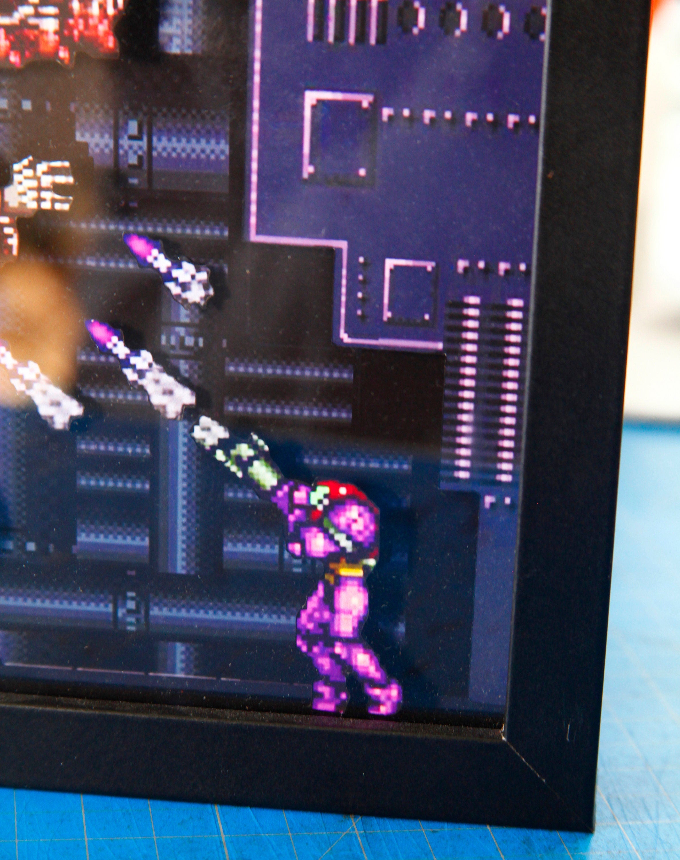 Super Metroid 3D Shadow box Diorama
