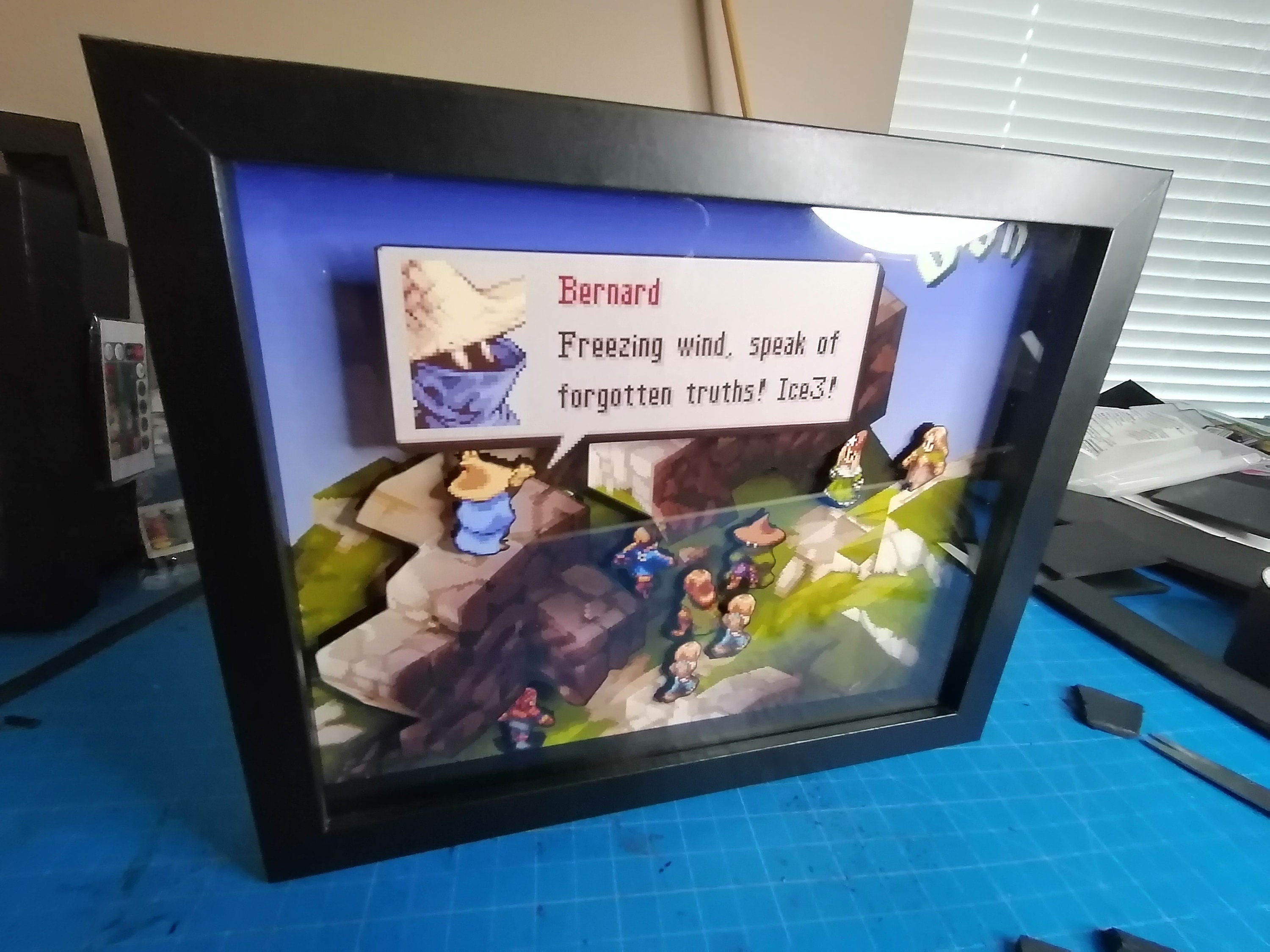 Final Fantasy Tactics framed 3D Wall Art