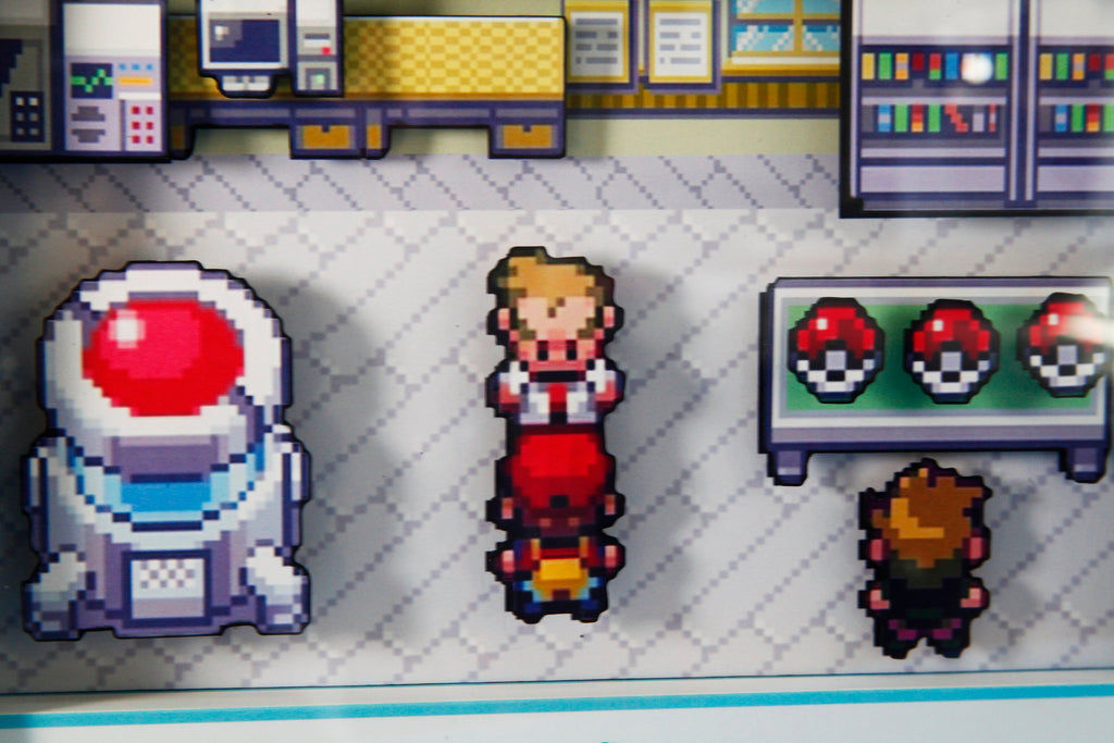Pokemon shadow box | Unique Gift idea |Retro Classic| Video game decor| Gift for him| Pokemon Gift for men| Pokemon gift for women| decor