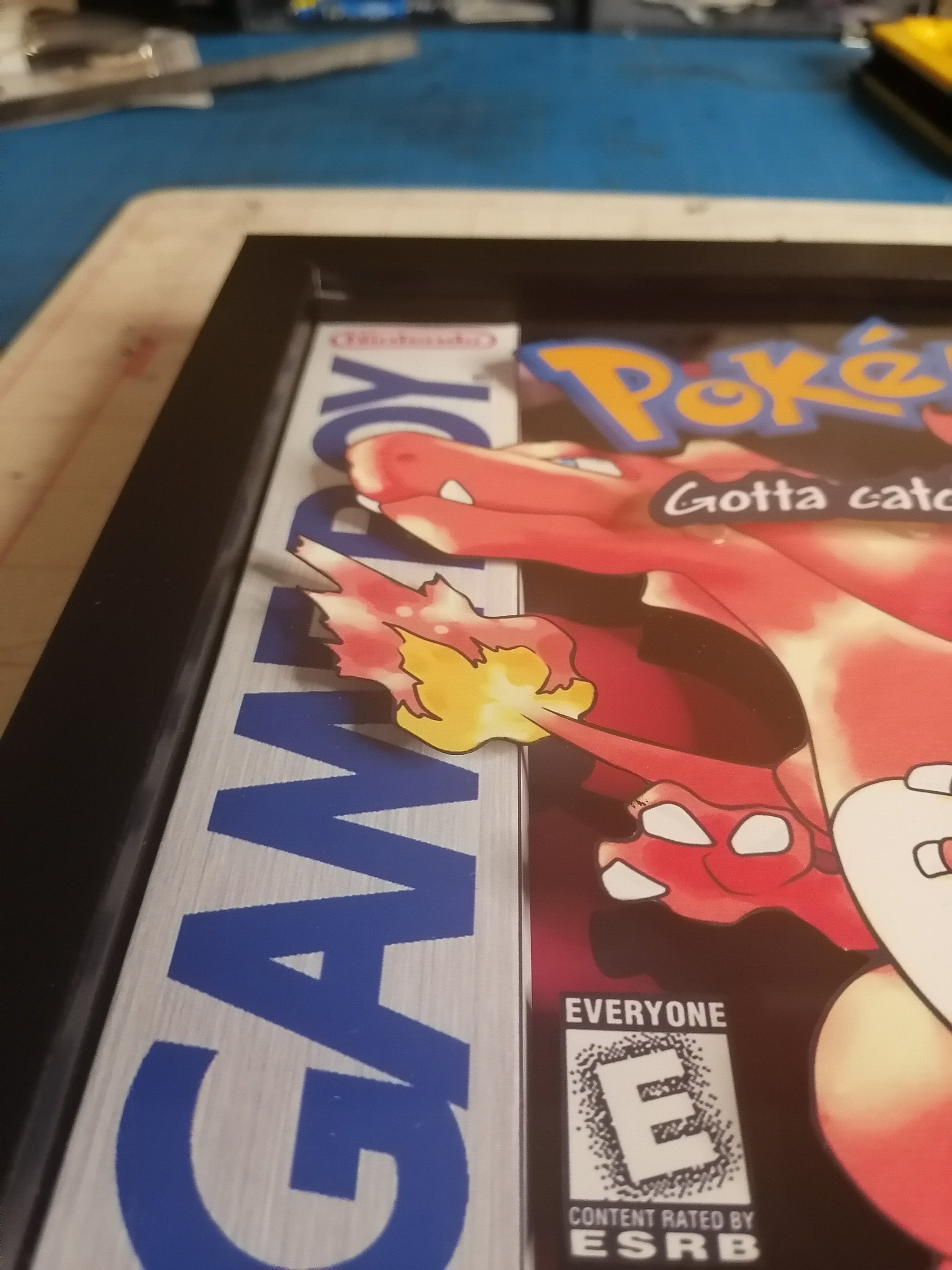 Charizard Pokémon Red 3d Shadowbox Diorama