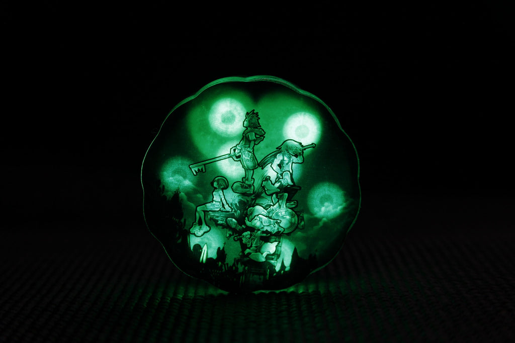 Kingdom Hearts LED Light - Custom Neon Lamp for Fans Gamers - Sora, Keyblade, & Heartless Design